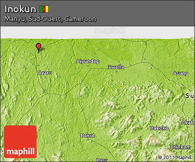Physical 3D Map of Inokun