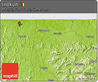 Physical 3D Map of Inokun
