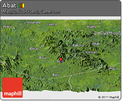 Satellite Panoramic Map of Abat