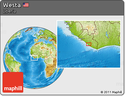 Physical Location Map of Westa