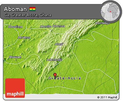 Physical 3D Map of Aboman