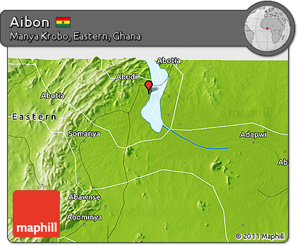 Physical 3D Map of Aibon