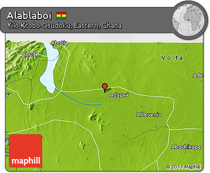 Physical 3D Map of Alablaboi