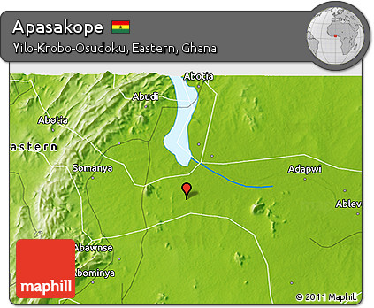 Physical 3D Map of Apasakope