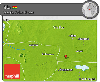 Physical 3D Map of Bla