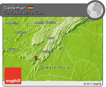 Physical 3D Map of Dedeman