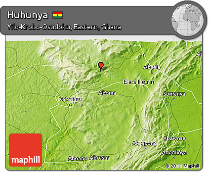 Physical 3D Map of Huhunya