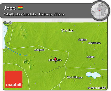 Physical 3D Map of Jopo