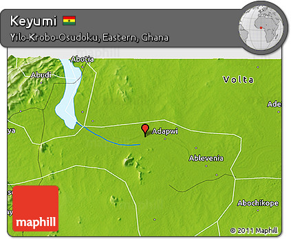 Physical 3D Map of Keyumi