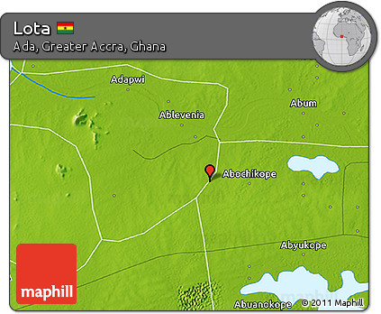 Physical 3D Map of Lota