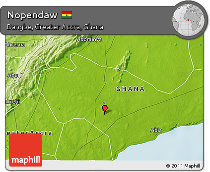 Physical 3D Map of Nopendaw