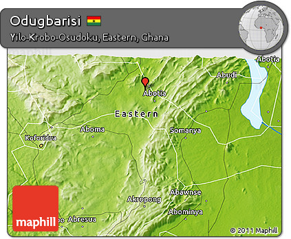 Physical 3D Map of Odugbarisi