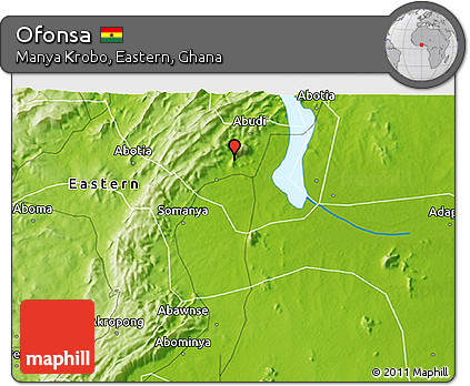 Physical 3D Map of Ofonsa