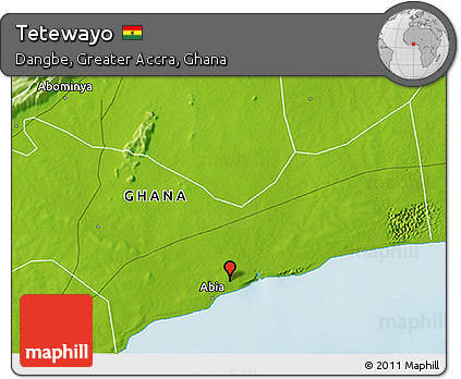 Physical 3D Map of Tetewayo