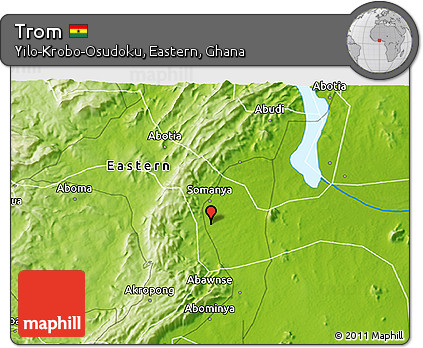 Physical 3D Map of Trom