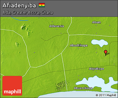 Physical 3D Map of Afiadenyiba