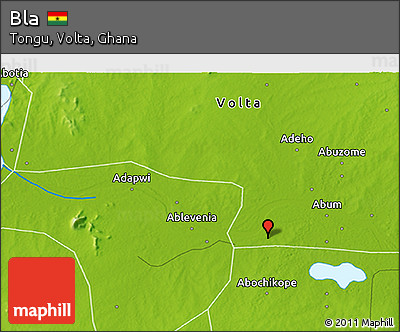 Physical 3D Map of Bla