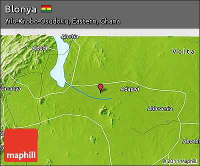 Physical 3D Map of Blonya