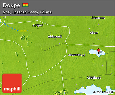 Physical 3D Map of Dokpe