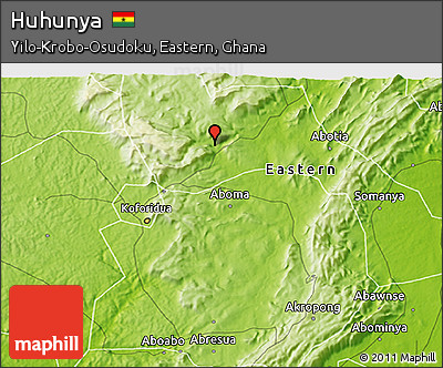 Physical 3D Map of Huhunya