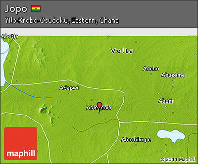 Physical 3D Map of Jopo