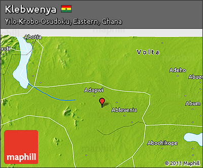 Physical 3D Map of Klebwenya
