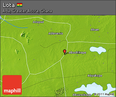 Physical 3D Map of Lota