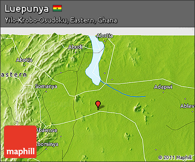 Physical 3D Map of Luepunya