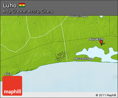 Physical 3D Map of Luho