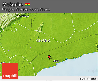 Physical 3D Map of Makuche
