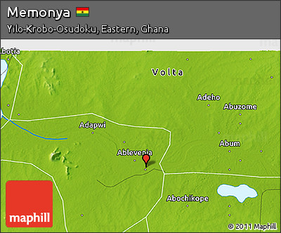Physical 3D Map of Memonya