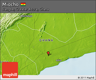 Physical 3D Map of Miocho