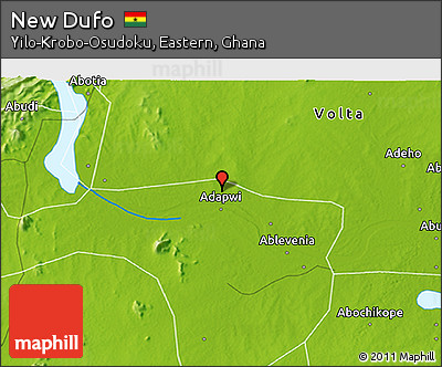 Physical 3D Map of New Dufo
