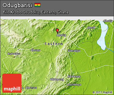 Physical 3D Map of Odugbarisi