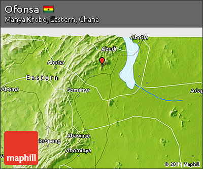 Physical 3D Map of Ofonsa