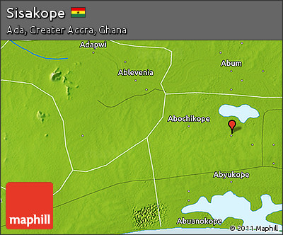 Physical 3D Map of Sisakope
