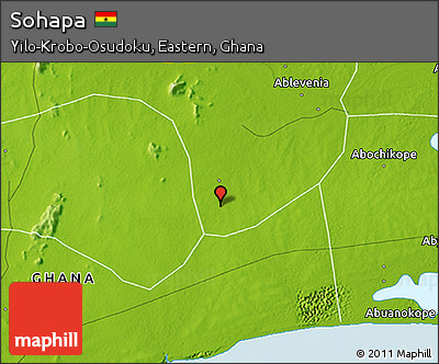 Physical 3D Map of Sohapa