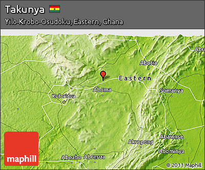 Physical 3D Map of Takunya
