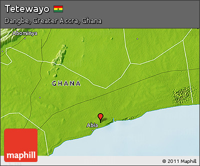 Physical 3D Map of Tetewayo
