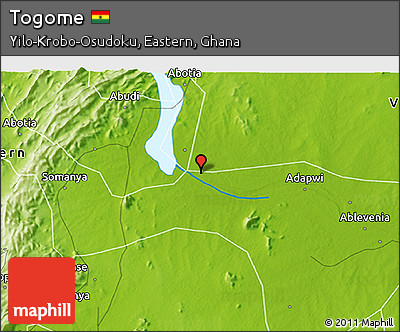 Physical 3D Map of Togome