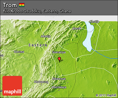 Physical 3D Map of Trom