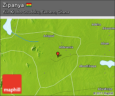 Physical 3D Map of Zipanya