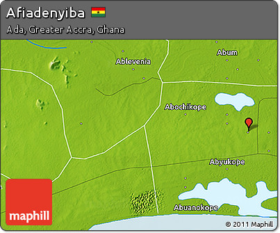 Physical 3D Map of Afiadenyiba