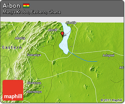 Physical 3D Map of Aibon