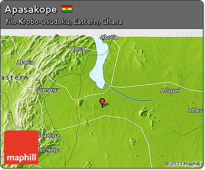 Physical 3D Map of Apasakope