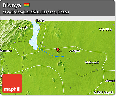Physical 3D Map of Blonya
