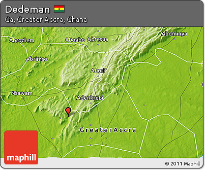 Physical 3D Map of Dedeman
