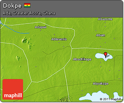 Physical 3D Map of Dokpe