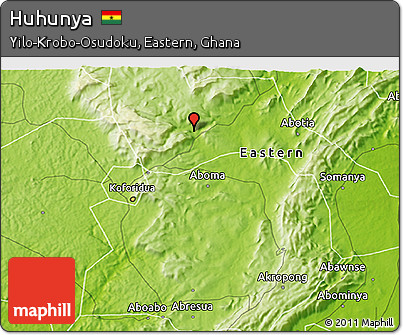 Physical 3D Map of Huhunya