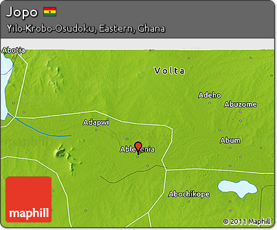 Physical 3D Map of Jopo